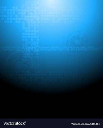 Dark blue tech background vector image