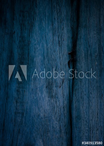 Dark blue wooden plank