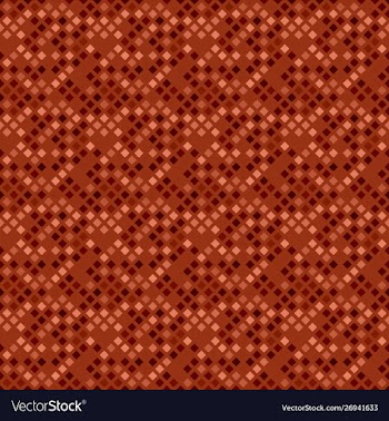 Dark brown seamless abstract square pattern vector image