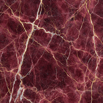 Dark Burgundy Marble Texture with Golden Veins