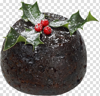 Dark Chocolate Christmas Pudding Transparent Image