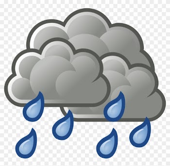 Dark Cloud Rainy Clipart - Rainy Cloud