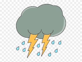 Dark Cloud With Rain And Lightning - Cloud With Rain And Lightning