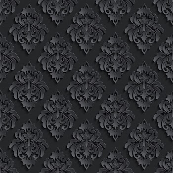 Dark damask seamless pattern background. elegant luxury texture for wallpapers Free Vector