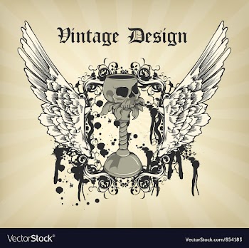 Dark gothic vector image