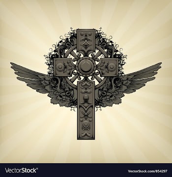 Dark gothic vector image