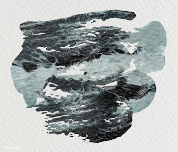 Dark gray paint on a canvas | Free stock illustration - 583769