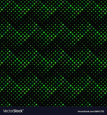 Dark green abstract seamless square pattern vector image