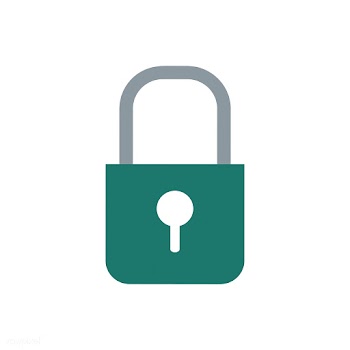 Dark green color lock vector icon | Free stock vector - 429483