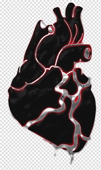 Dark Heart transparent background PNG clipart
