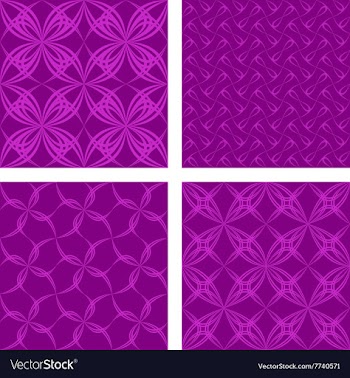 Dark magenta seamless pattern background set vector image