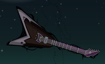 Dark Metal Necro Guitar - AQW