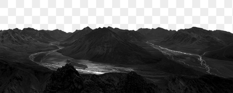 Dark nature png border, landscape, | Free PNG - rawpixel
