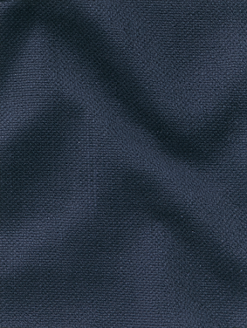 Dark Navy Blue Woven Fabric with Pin-Dot Pattern