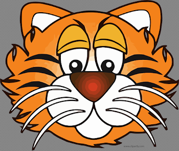 Dark Orange Color Face Tigger Clipart Png Image Download ...