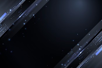 Dark particles background with grey sparkles Free Vector