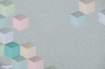 Dark pastel paper craft textured cubic patterned template | Free  illustration - 2351611