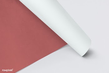 Dark red and white curled chart paper mockup on a gray background | Free  psd mockup - 2357676