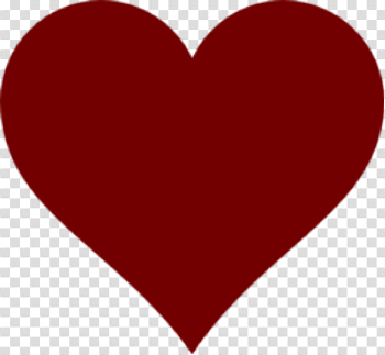 Dark Red Heart Clipart