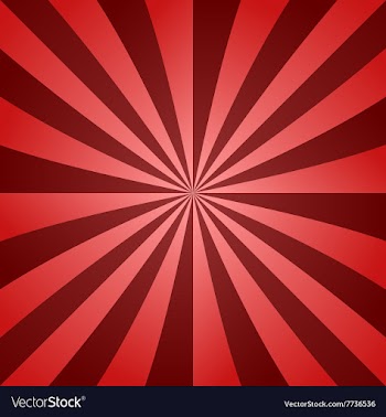 Dark red ray background vector image