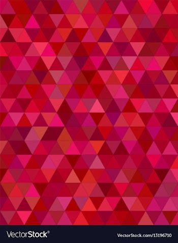 Dark red triangle mosaic background vector image
