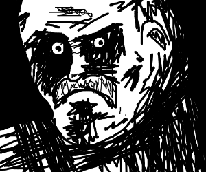 Dark Stare Rage Face - Drawception