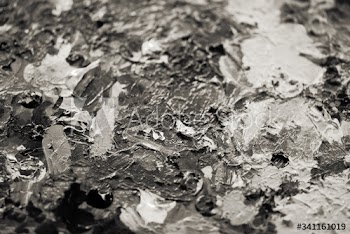 Dark textured oil painting