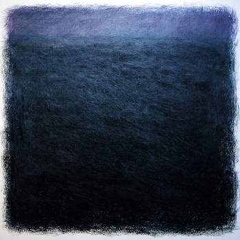 Dark Void with Indigo Glow