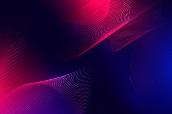 Dark wavy background in gradient Free Vector