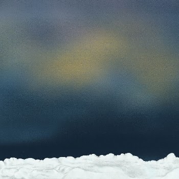 Dark Winter sky border background, | Free Photo - rawpixel