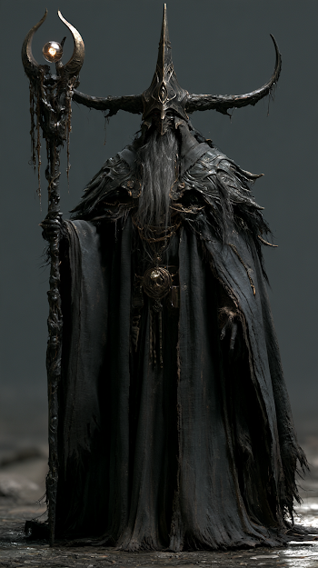 Dark Wizard with Staff