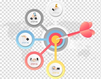 Dart illustration, Circle Chart Icon, circle graph colored darts transparent background PNG clipart