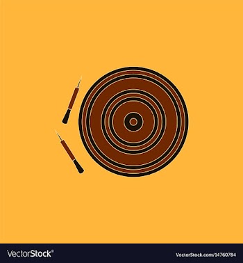 Darts and dartboard vector image