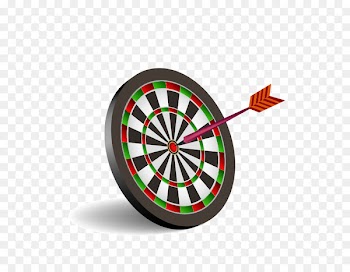 Darts Bullseye Unicorn Group Clip art - Archery target vector 