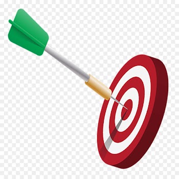 Darts Clip art - Dartboard With Arrow 