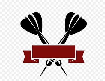 Darts Euclidean vector Illustration - Black darts 