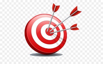 Darts Shooting target Bullseye Arrow - Red three-dimensional archery target 