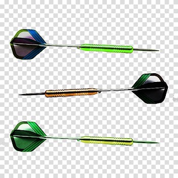 Darts Sports equipment, Colorful sports Darts transparent background PNG clipart