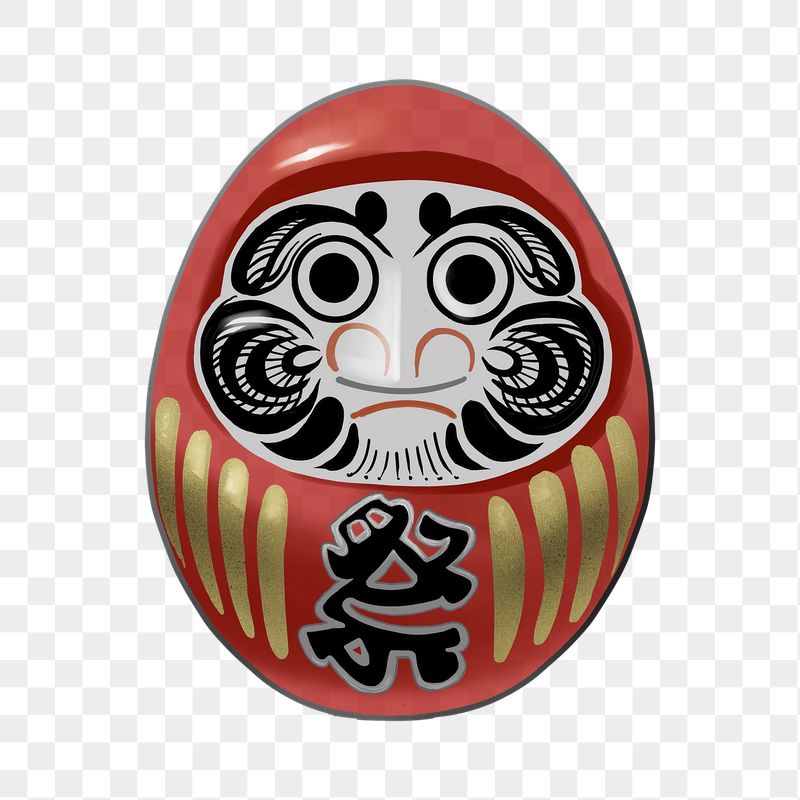 Daruma doll png sticker, transparent | Free PNG - rawpixel