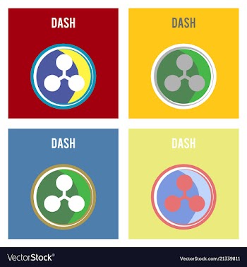 Dash accepted sign emblem 3d isometric physical vector image