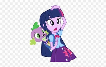 Dash For The Crown, Equestria Girls, Equestria Girls - Equestria Girls Twilight Sparkle And Spike