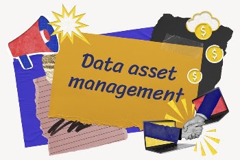 Data asset management word typography, | Free Photo - rawpixel