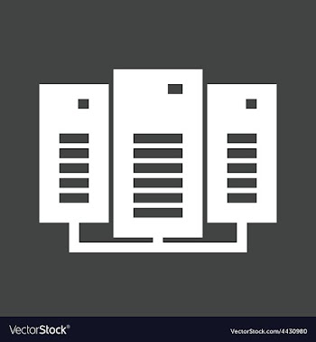 Data Center vector image