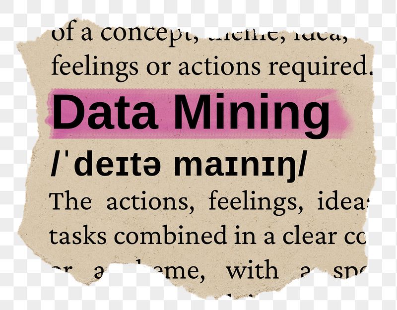 Data mining png word sticker, | Free PNG - rawpixel