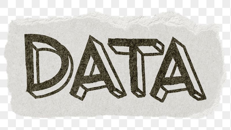 Data png word sticker typography, | Free PNG - rawpixel