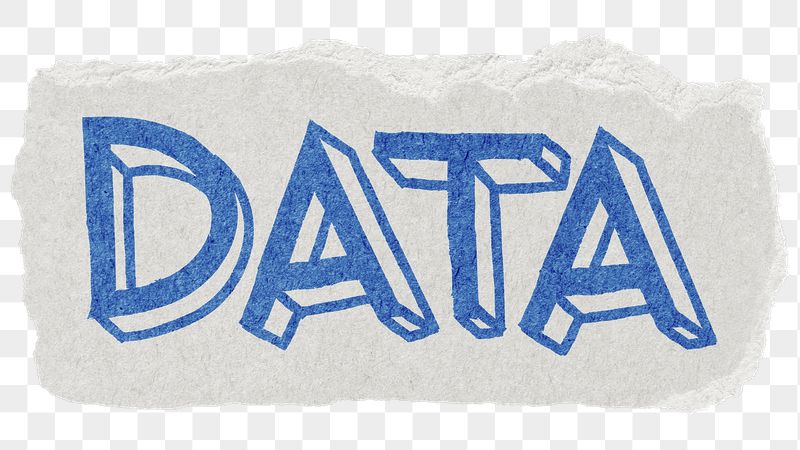 Data png word sticker typography, | Free PNG - rawpixel