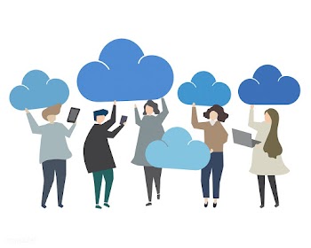 Data storage cloud computing concept illustra.. | Free stock vector - 450007