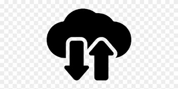 Data Transference On Internet Cloud Vector - Transferencia De Datos Icono