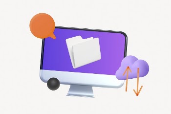 Data uploading onto cloud storage, | Free Photo - rawpixel