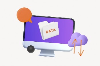 Data uploading onto cloud storage, | Free Photo - rawpixel